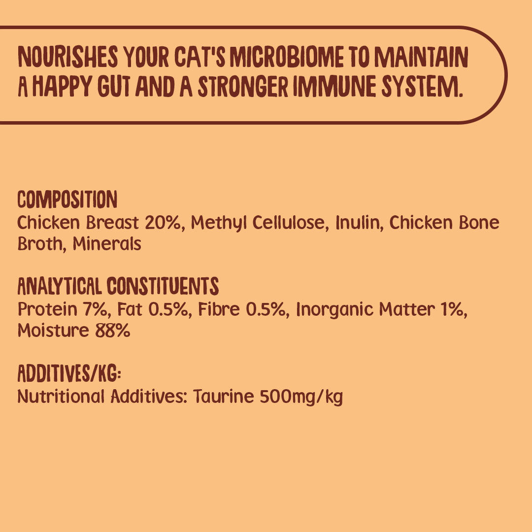 Chicken Bone Broth Cat Soup