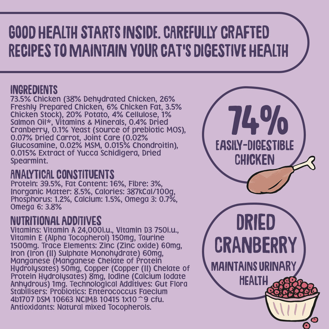 Sensitive+ Grain Free Dry Cat Food