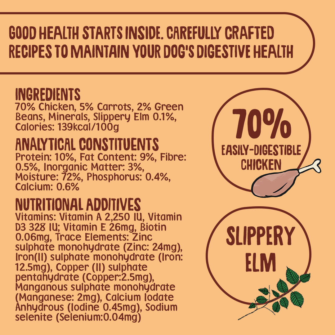 Grain Free Chicken Wet Dog Food (395g)