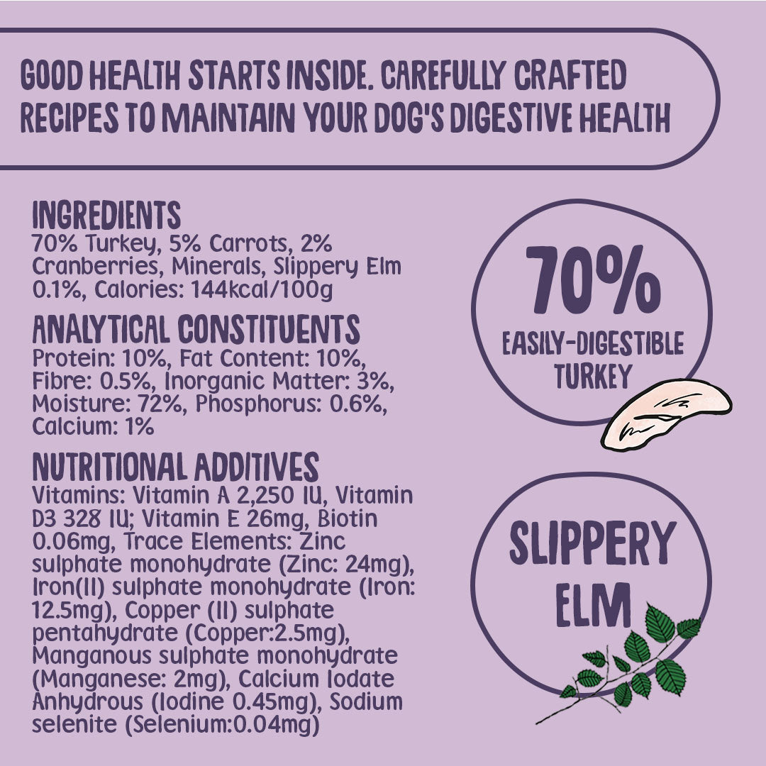 Grain Free Turkey Wet Dog Food (395g)