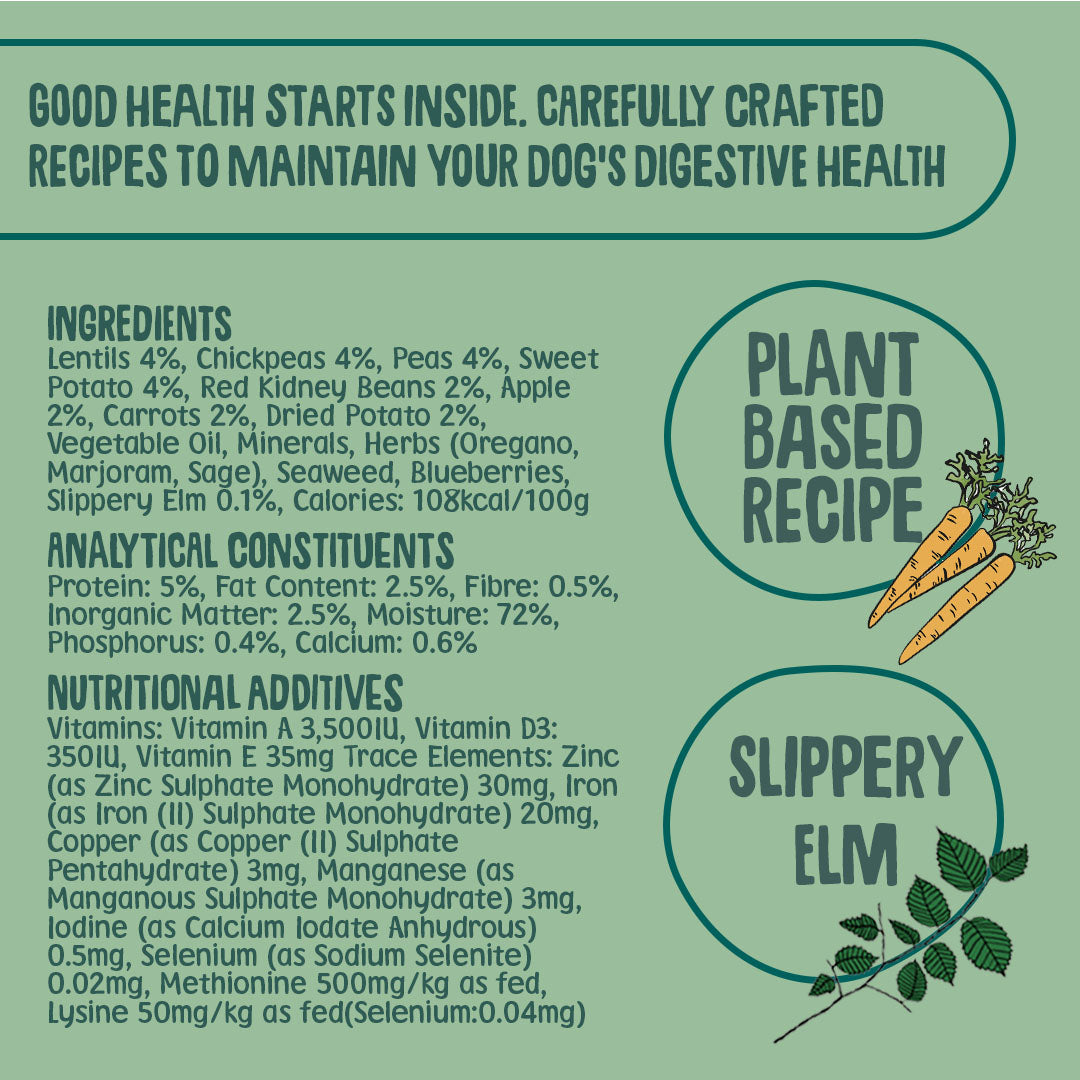 Grain Free Wet Veg Dog Food (395g)