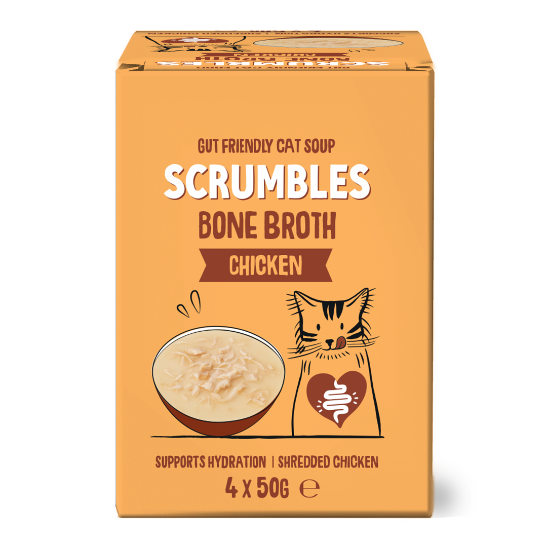 Chicken Bone Broth Cat Soup