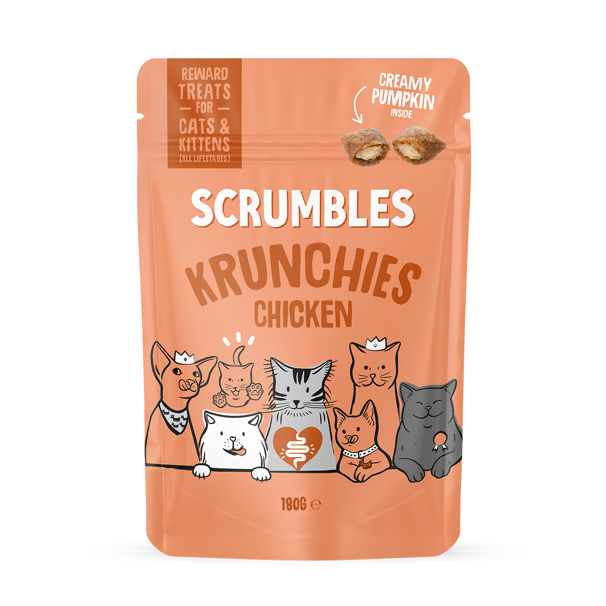 Krunchies: Chicken Pillow Cat Treats