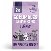 Scrumbles grain free senior adult turkey dry dog food 2kg