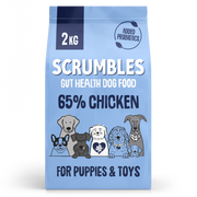 Scrumbles Gut-Friendly Gluten-Free Puppy & Toy Breed Chicken Dry Dog Food 2kg