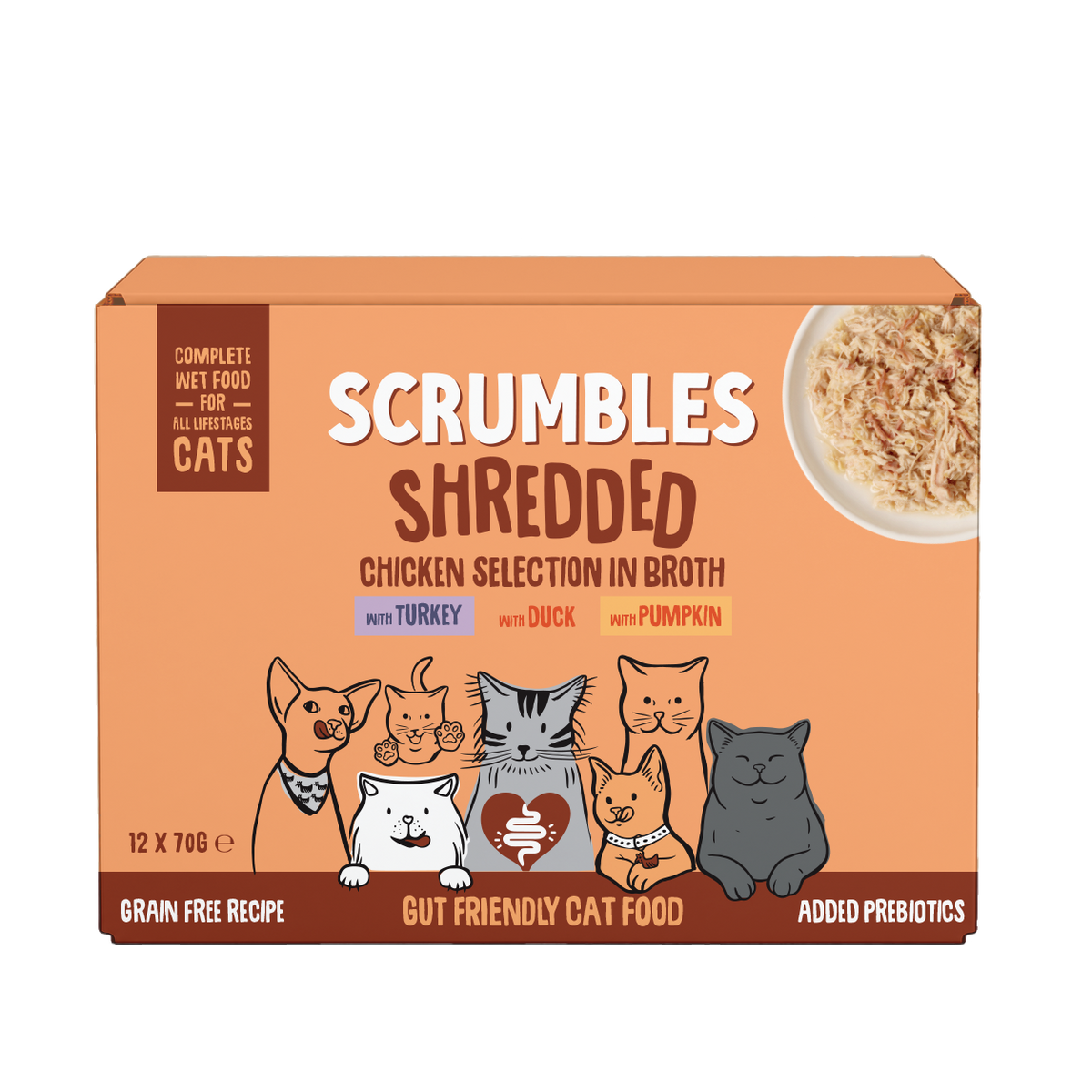 Shredded Chicken Breast Poultry Selection In Broth Tins
