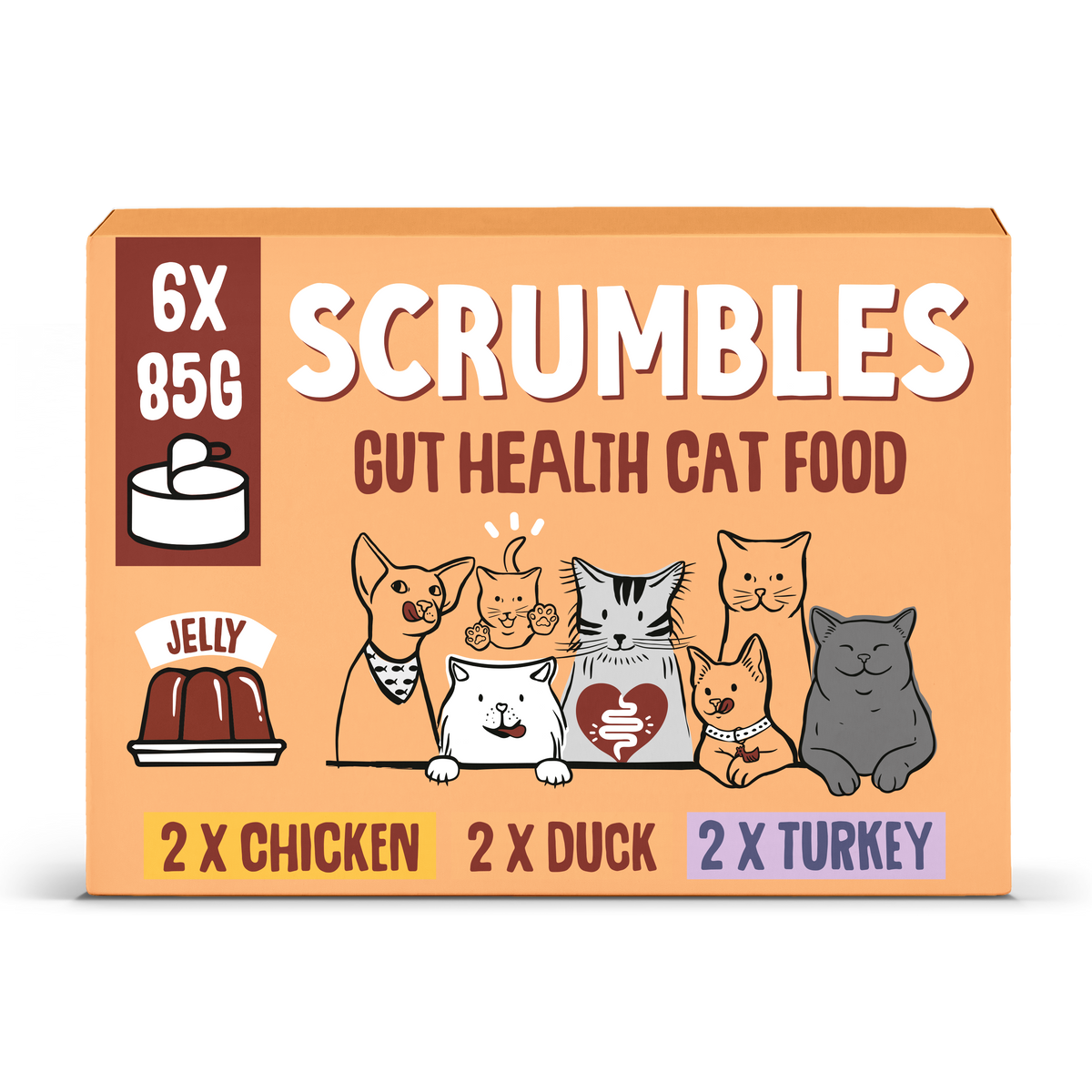 Wet Cat Tins Poultry Jelly Selection Packshot
